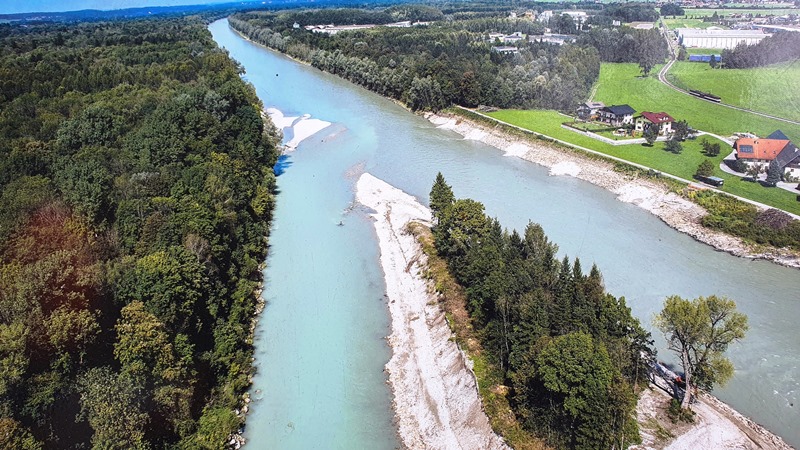 Saalachspitz (M�ndung in die Salzach)
